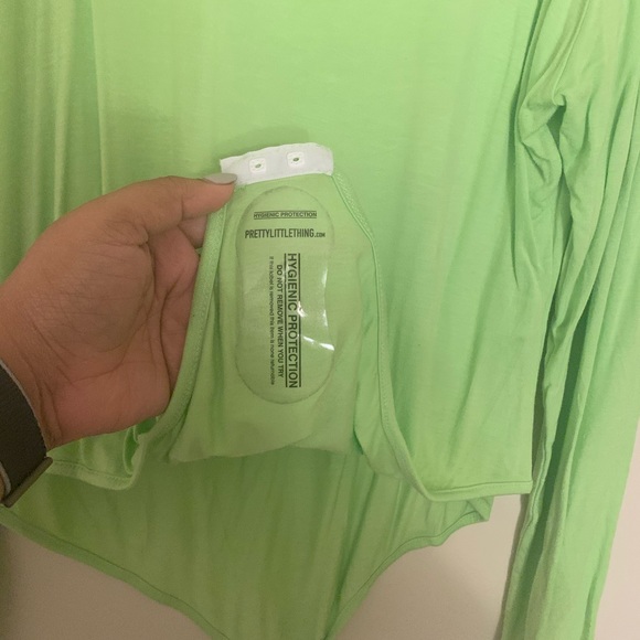 Neon turtleneck bodysuit - Picture 2 of 2